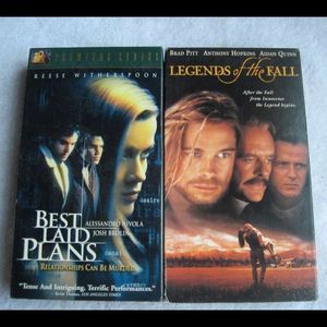 Best Laid Plans Witherspoon Legends of the Fall VHS Cassette Tape Bundle for $2